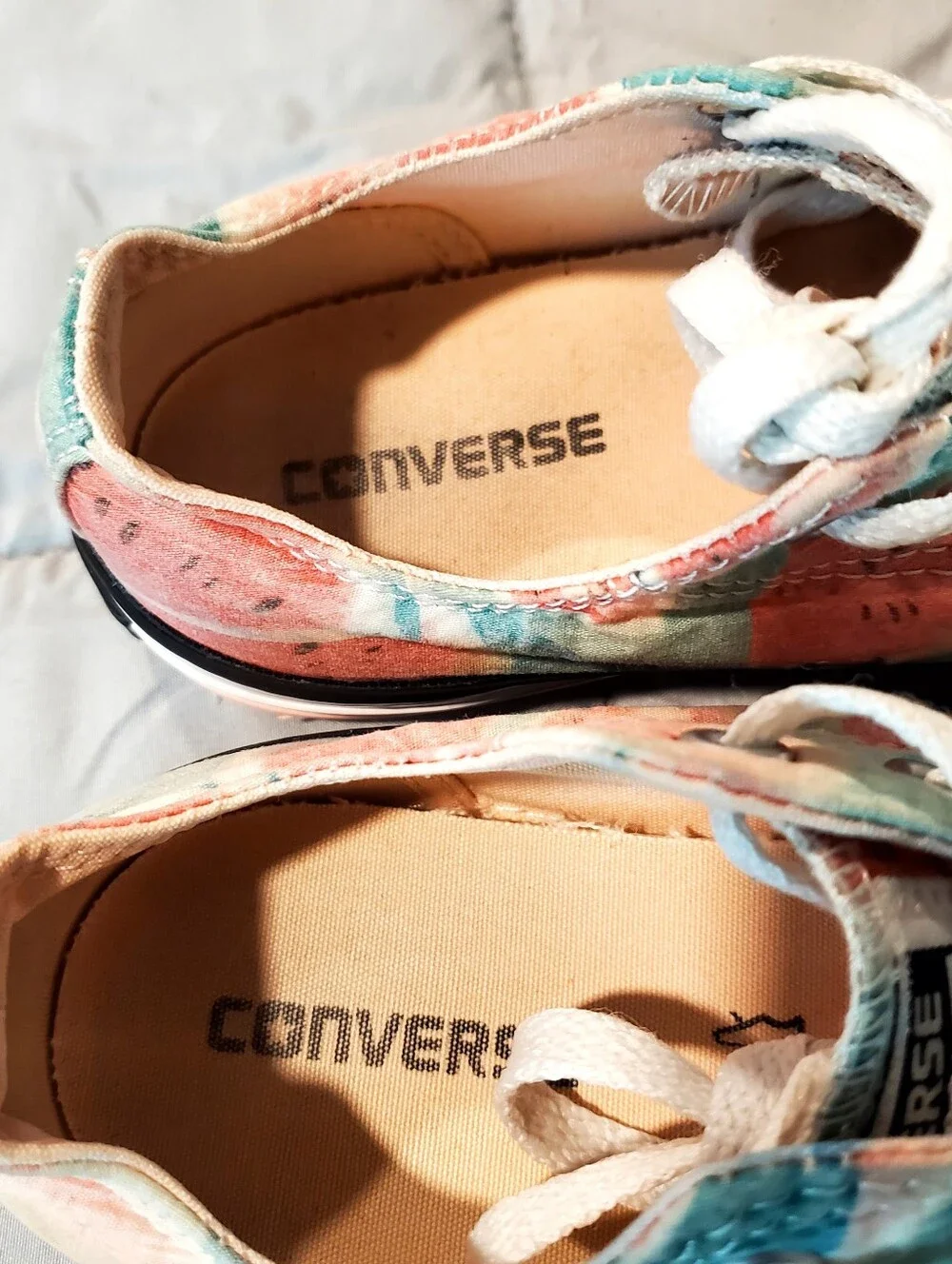 Converse Kids Low Top Tie-Dye Watermelon Juniors Size 2